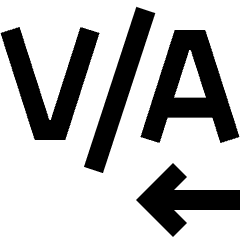 Text Kerning Icon from Sharp Line Set