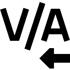 Text Kerning Icon from Sharp Solid Set