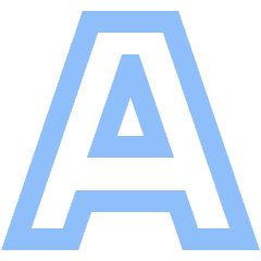 Text Outline Icon from Sharp Flat Set