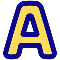 Text Outline Icon from Plump Pop Set