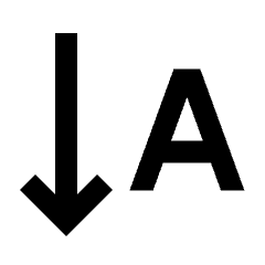 Text Rotate Vertical Fill Icon from Sharp Fill - Streamline Material Set