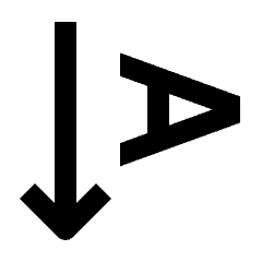 Text Rotation Down Fill Icon from Outlined Fill - Streamline Material Set