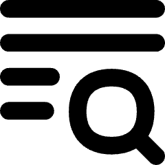Text Search 1 Icon from Flex Solid Set