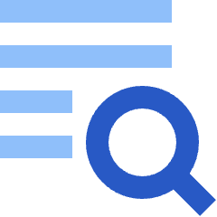 Text Search 1 Icon from Sharp Flat Set