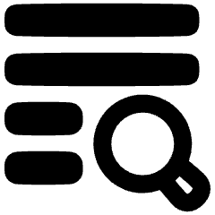 Text Search 1 Icon from Plump Remix Set