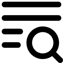 Text Search 1 Icon from Core Remix Set