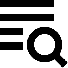 Text Search 1 Icon from Sharp Solid Set