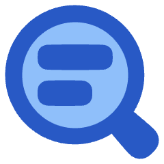 Text Search 2 Icon from Plump Flat Set