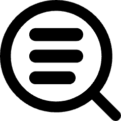 Text Search 2 Icon from Core Remix Set