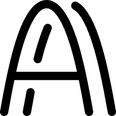 Text Shadow Icon from Flex Line Set