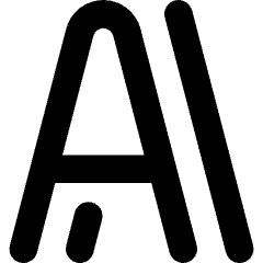 Text Shadow Icon from Core Solid Set