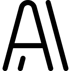 Text Shadow Icon from Core Line Set