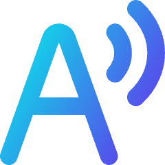 Text Speech Icon from Core Gradient Set