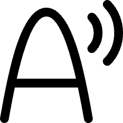 Text Speech Icon from Flex Line Set