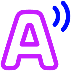 Text Speech Icon from Plump Neon Set