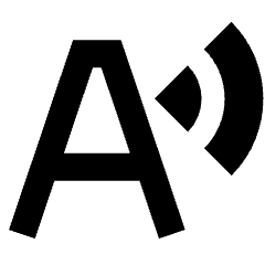 Text Speech Icon from Sharp Remix Set