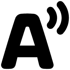Text Speech Icon from Plump Solid Set