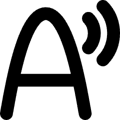 Text Speech Icon from Flex Solid Set