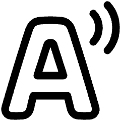 Text Speech Icon from Plump Line Set