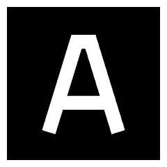 Text Square Icon from Sharp Solid Set