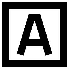 Text Square Icon from Sharp Remix Set