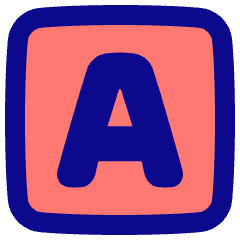 Text Square Icon from Plump Pop Set