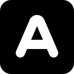 Text Square Icon from Micro Solid Set