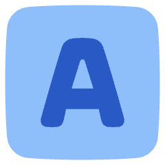 Text Square Icon from Plump Flat Set