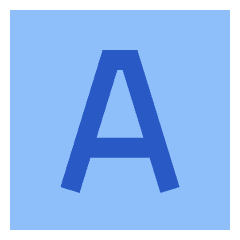 Text Square Icon from Sharp Flat Set