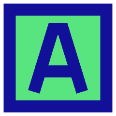 Text Square Icon from Sharp Pop Set