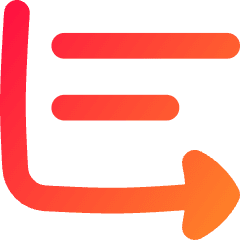 Text Summarize Generate Summary Icon from Flex Gradient Set