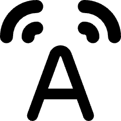 Text To Speech 1 Icon from Core Remix Set