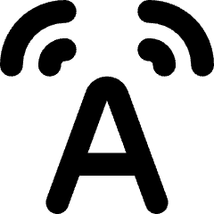 Text To Speech 1 Icon from Core Solid Set