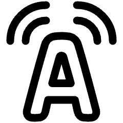Text To Speech 1 Icon from Plump Line Set
