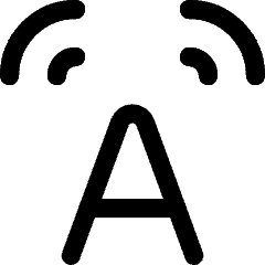 Text To Speech 1 Icon from Core Line Set