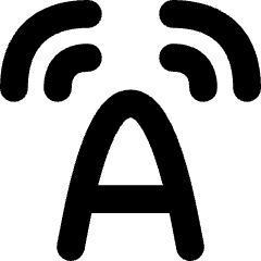 Text To Speech 1 Icon from Flex Solid Set