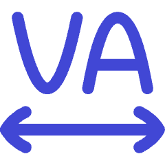 Text Tracking Icon from Flex Duo Set