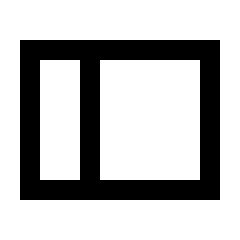 Thumbnail Bar Icon from Sharp Line - Material Pro Set