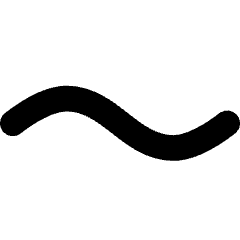 Tilde Icon from Flex Solid Set