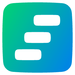 Timeline Icon from Plump Gradient Set