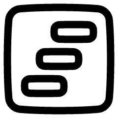 Timeline Icon from Plump Line Set