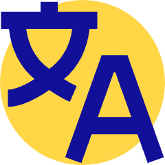 Translate Text Icon from Sharp Pop Set