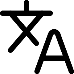 Translate Text Icon from Core Line Set