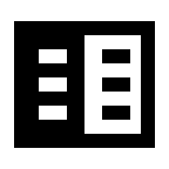 Two Pager Fill Icon from Sharp Fill - Streamline Material Set