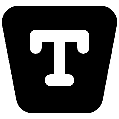 Type Area Icon from Micro Solid Set