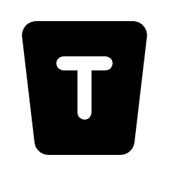 Type Area Fill Icon from Rounded Fill - Streamline Material Set