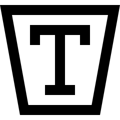 Type Area Icon from Sharp Line Set