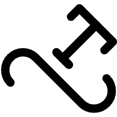 Type On Path Icon from Core Line Set