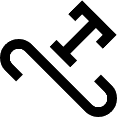 Type On Path Icon from Sharp Line Set