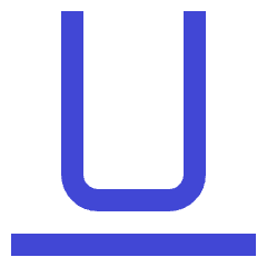 Underline Text 1 Icon from Sharp Duo Set